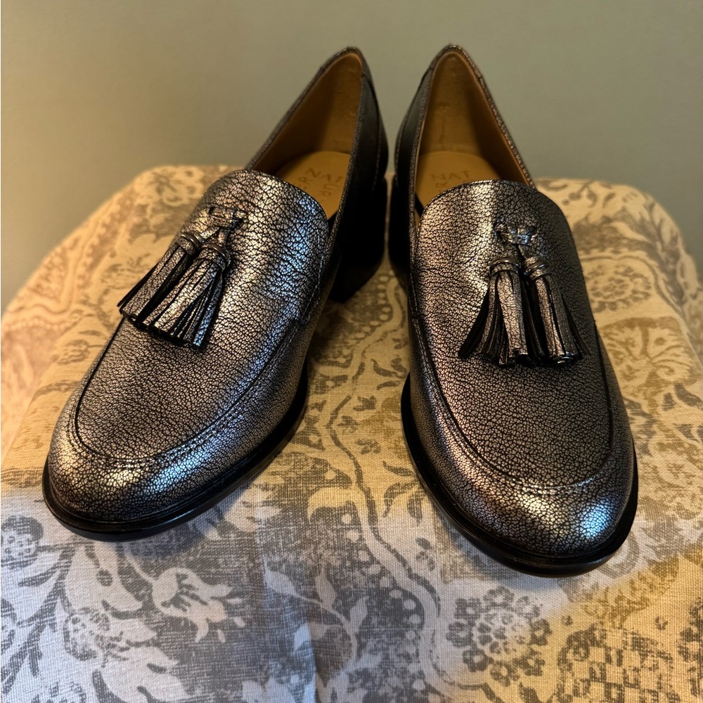 Naturalizer Metallic Tassel Loafers